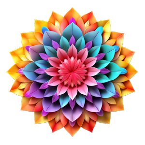 Flor fractal chakras Sanlah Barcelona